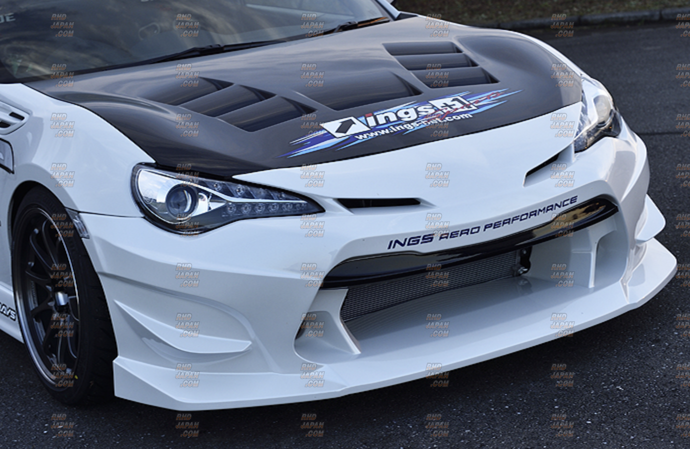 ings N-SPEC R Front Bumper Hybrid - BRZ ZC6 86 ZN6 Kouki - RHDJapan